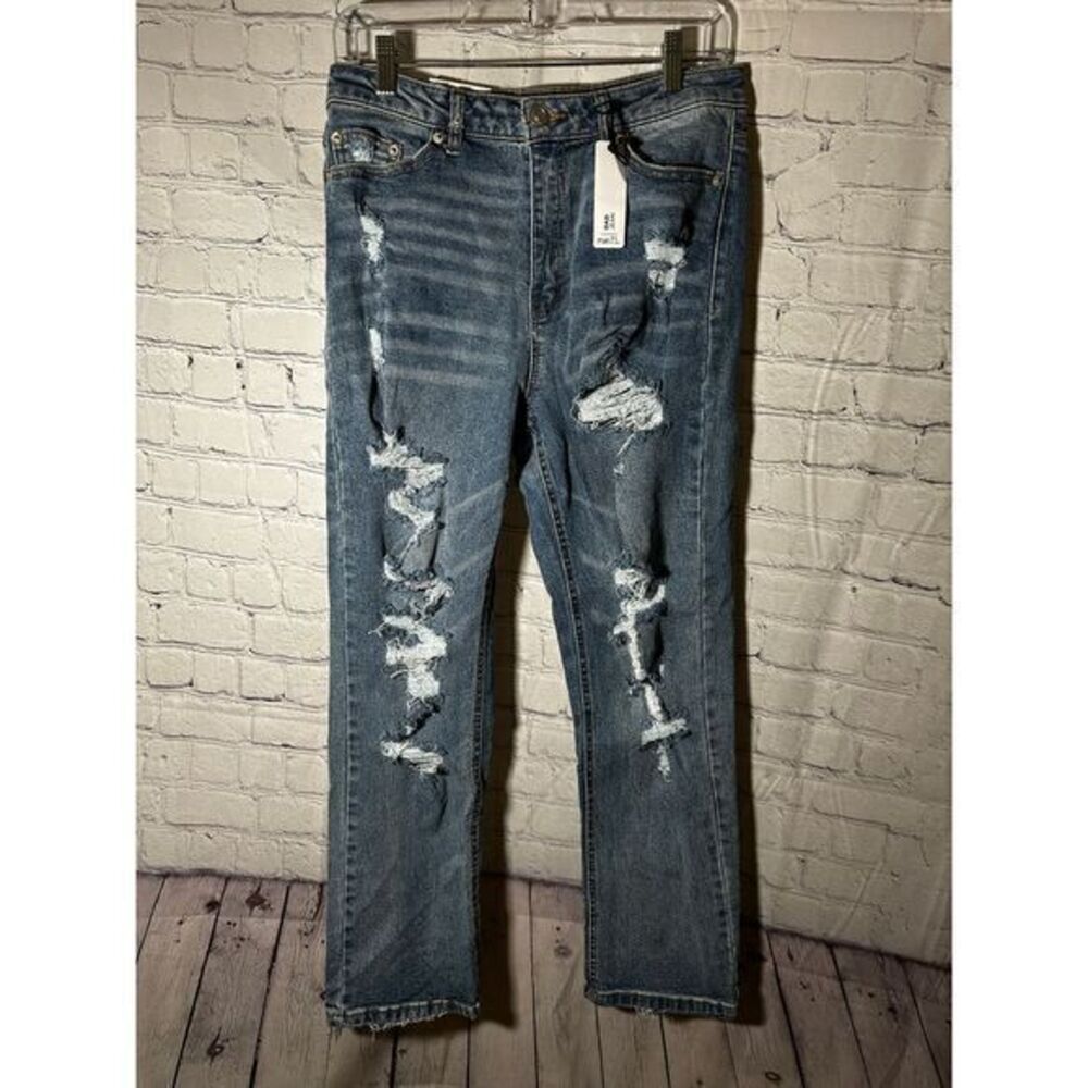 RUE 21 LADIES SUPER HIGH RISE JEANS SZ (10) NEW WITH TAGS